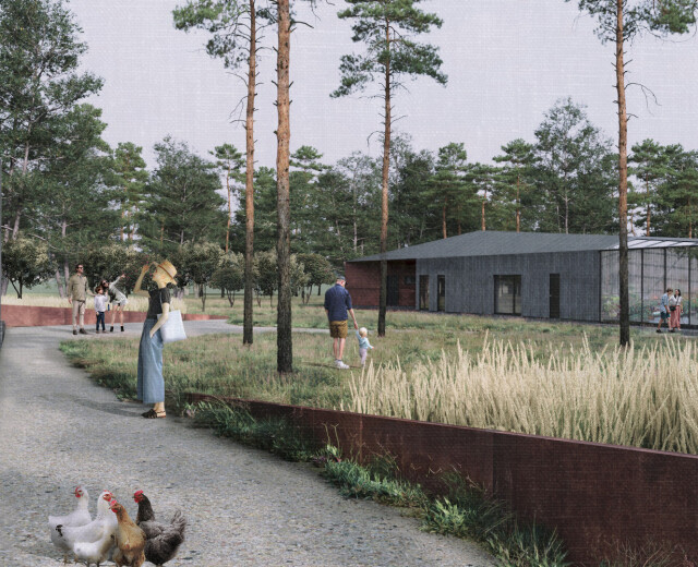 Общественная ферма близ Выборга в «декорациях» скандинавской архитектуры: показываем проект будущей базы отдыха
