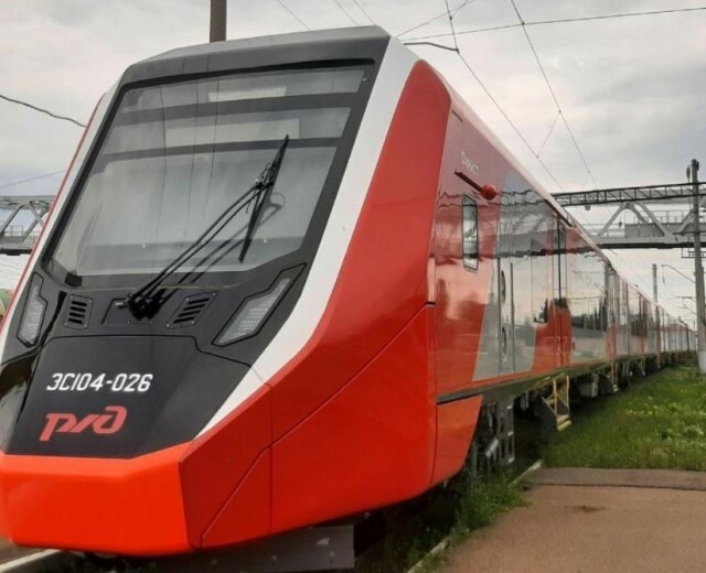 В Башкортостан прибыл первый импортозамещенный электропоезд «Финист»