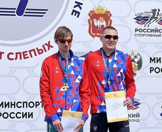 Новосибирец Антон Кулятин завоевал пять медалей на чемпионате России по легкой атлетике среди спортсменов с нарушением зрения