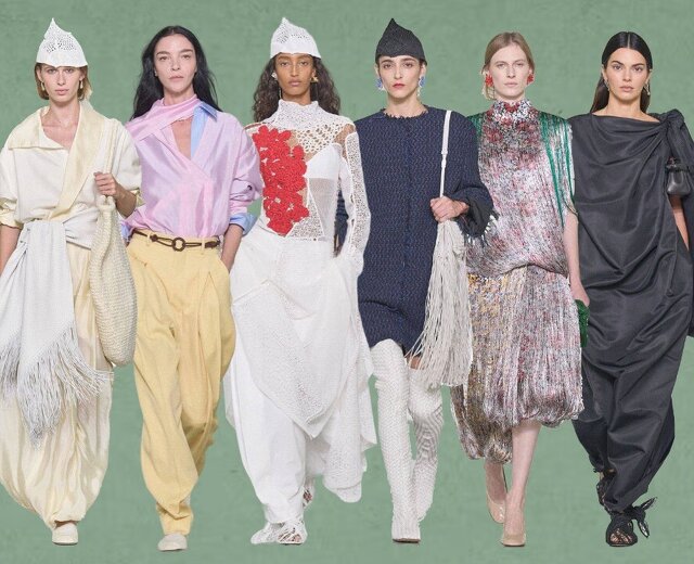 Bottega Veneta: в новой коллекции Луиз Троттер воплотила мечту фэшн-кинестетика (фактурные плетения…