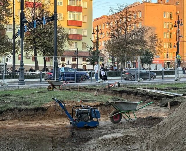 Стало известно, что строят перед отелем «Прикамье» и когда завершат работы
