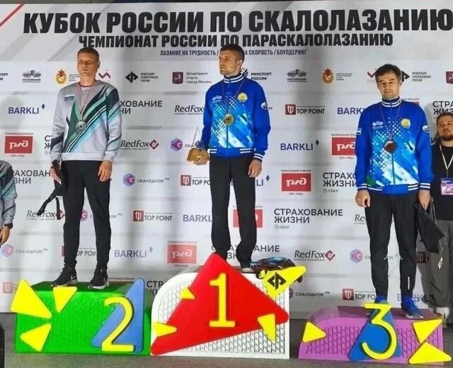 Уфимец Артем Бондаренко выиграл первый в истории чемпионат России по параскалолазанию