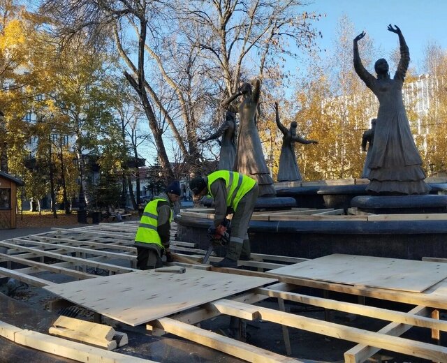 На этой неделе в Уфе все фонтаны отправят на зимовку